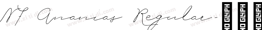 NF Ananias Regular字体转换